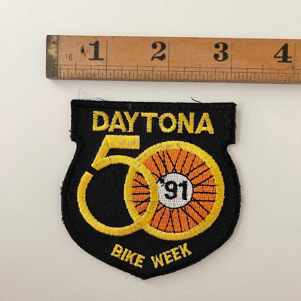 Harley and Daytona Beach Bike Week Embroidered Sew On Patches (21) - Picture 13 of 13